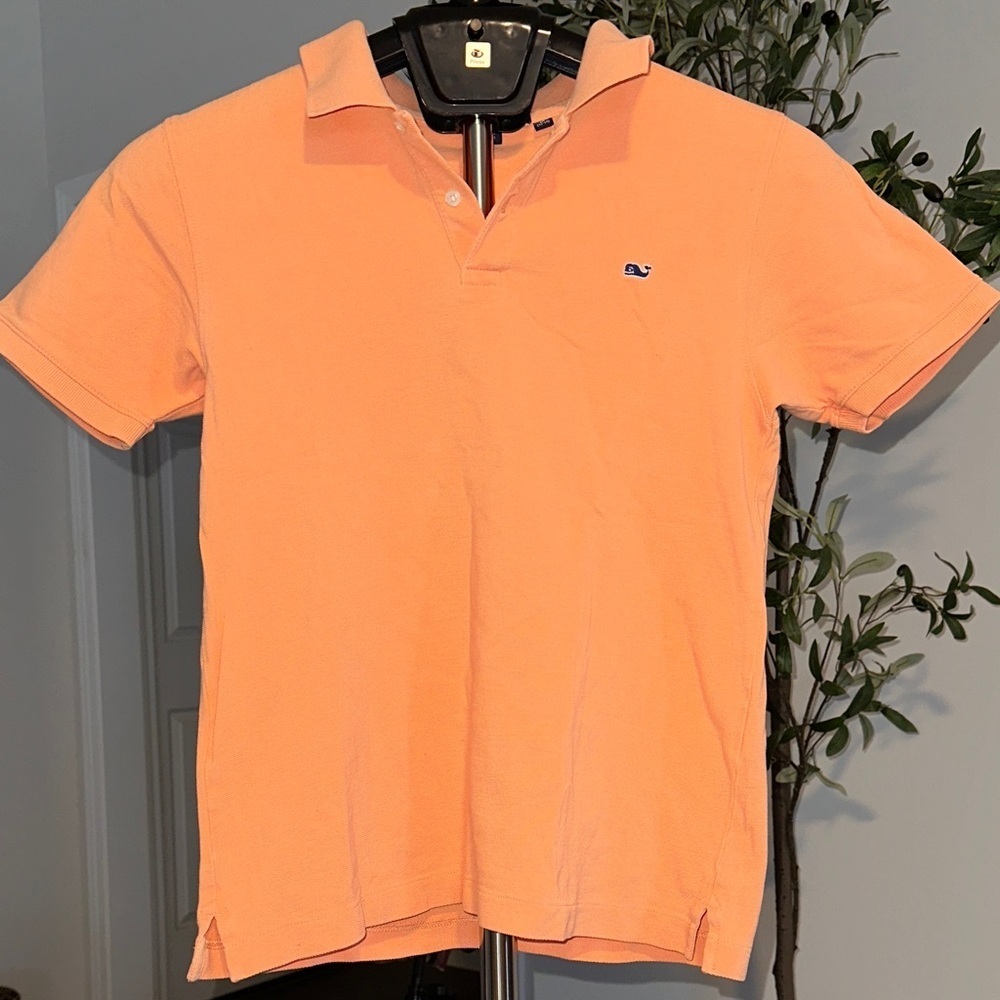 Vineyard Vines Peach Polo Shirt